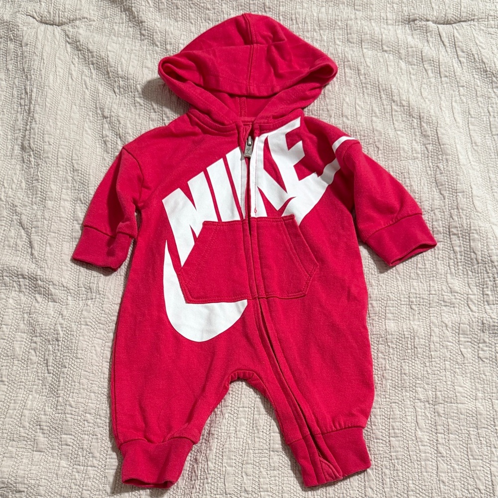 Nike Bold Pink Hoodie Onesie
